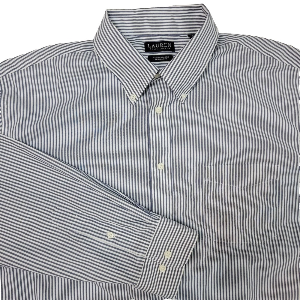 Lauren Ralph Lauren Black Label Stretch Fabric Regular Fit Mens 18-34/35 2XL